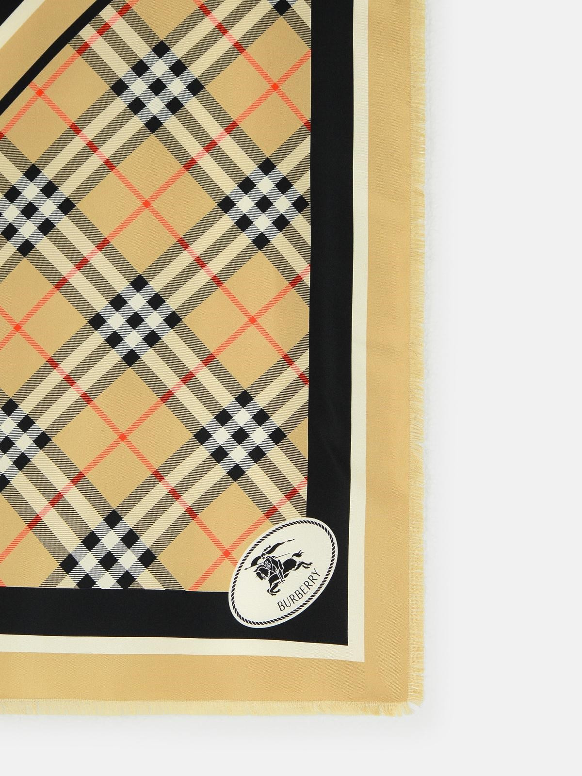BEIGE WOOL SCARF - 3