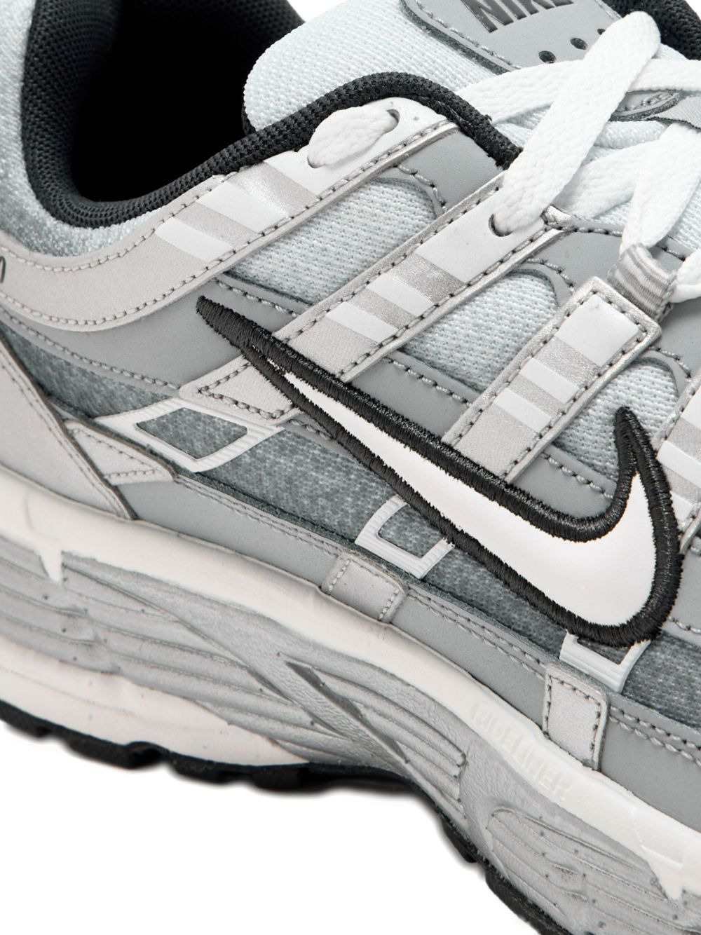 P-6000 silver sneakers - 4