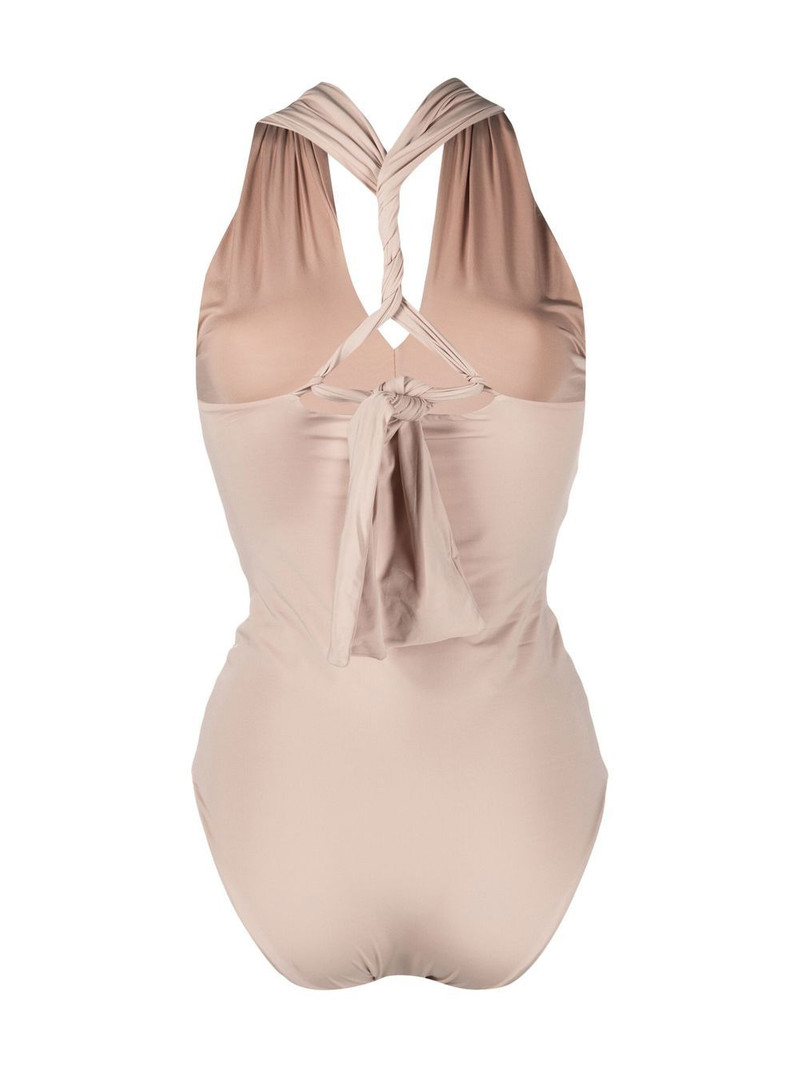 MAYGEL CORONEL twisted knot-detail swimsuit outlook