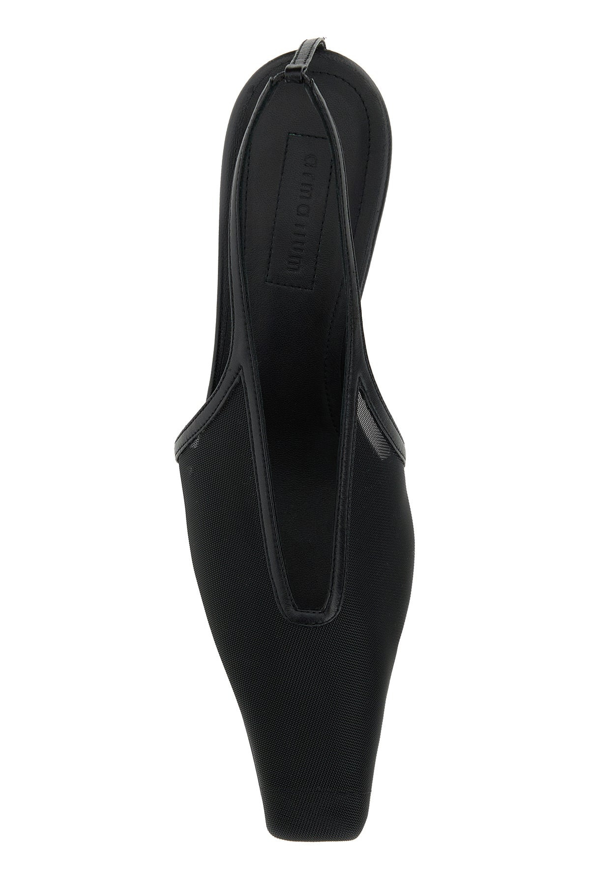 Black mesh Evelina pumps - 4