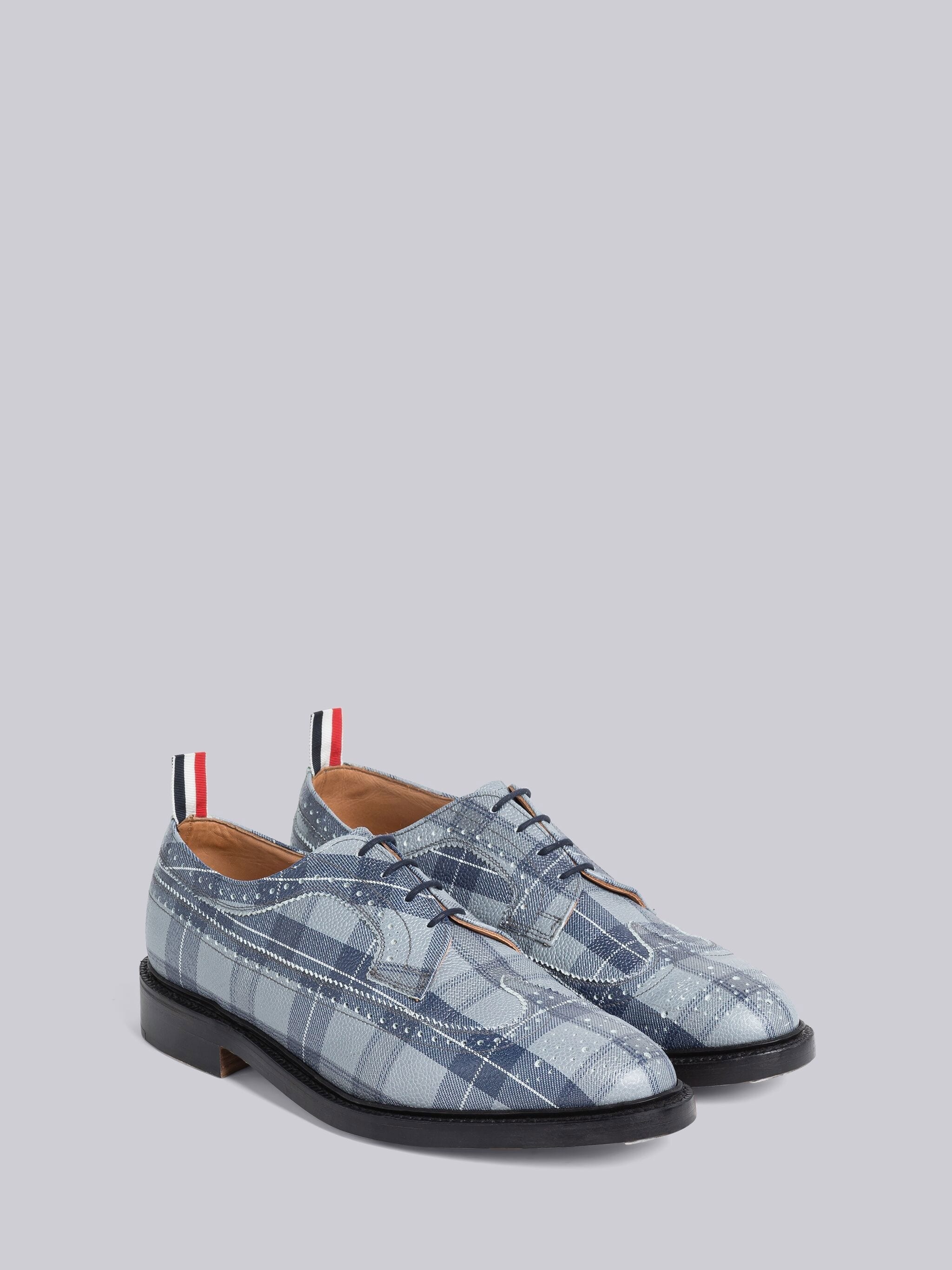 Tartan Pebble Grain Leather Classic Longwing Brogue - 3