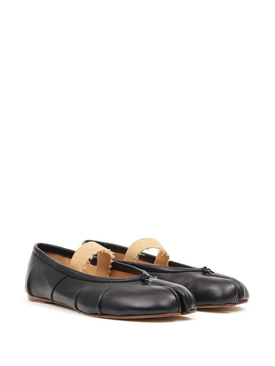 MAISON MARGIELA TABI LEATHER BALLERINA SHOES - 2