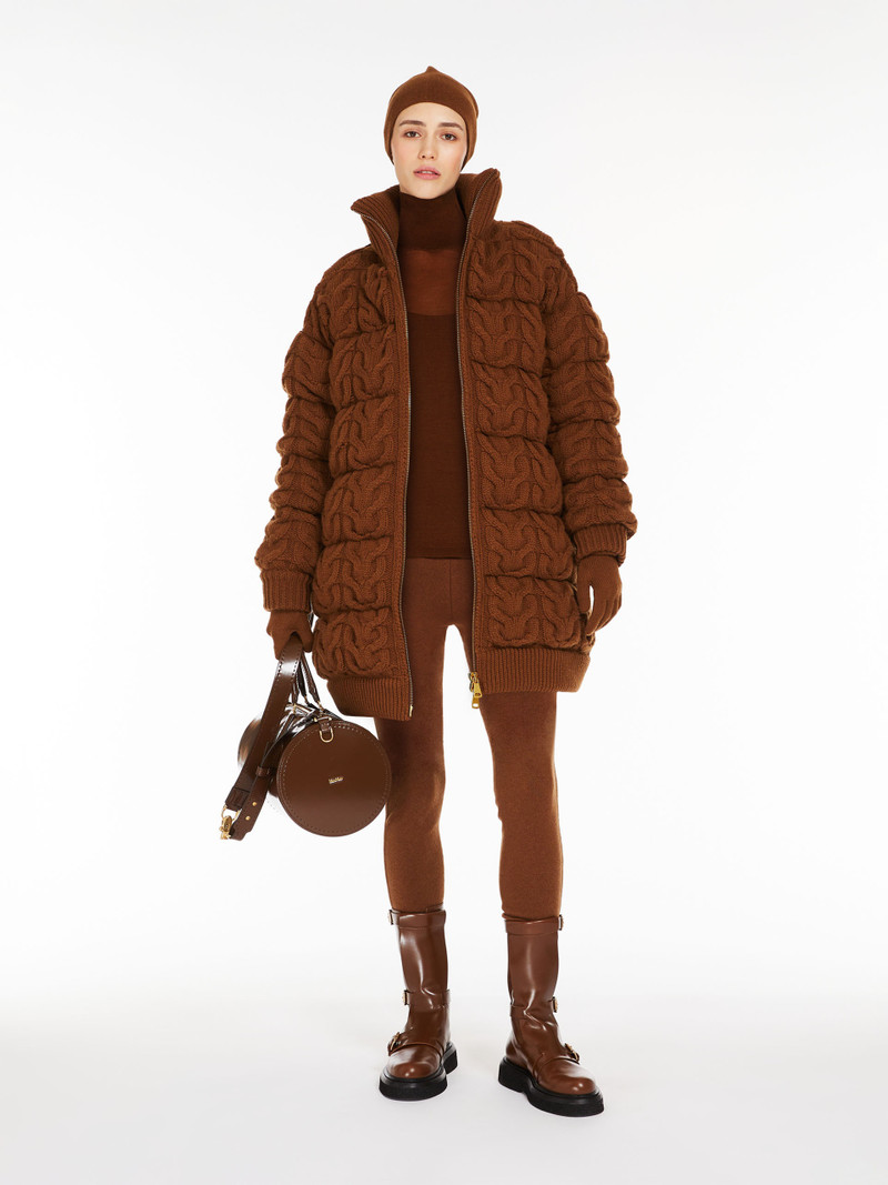 Max Mara OVATTA Wool and cashmere down jacket outlook