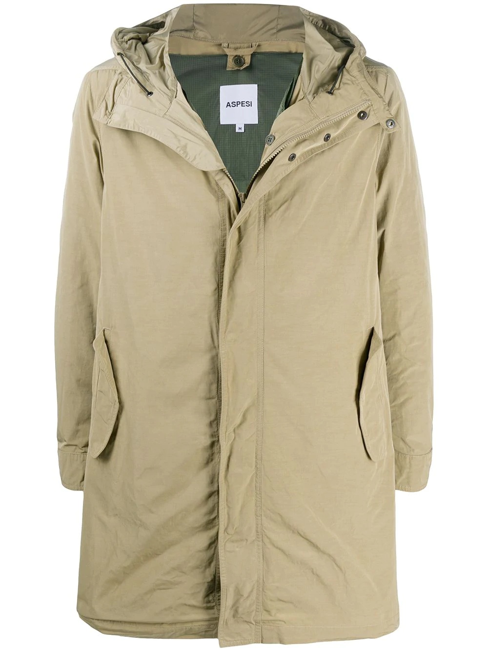 hooded parka - 1