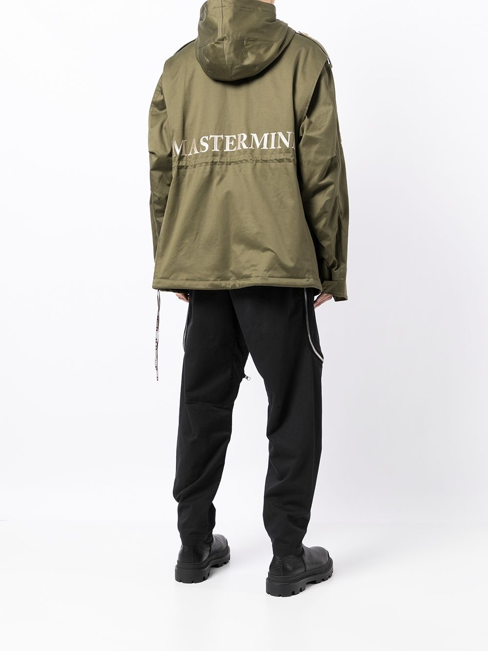 hooded concealed windbreaker - 4