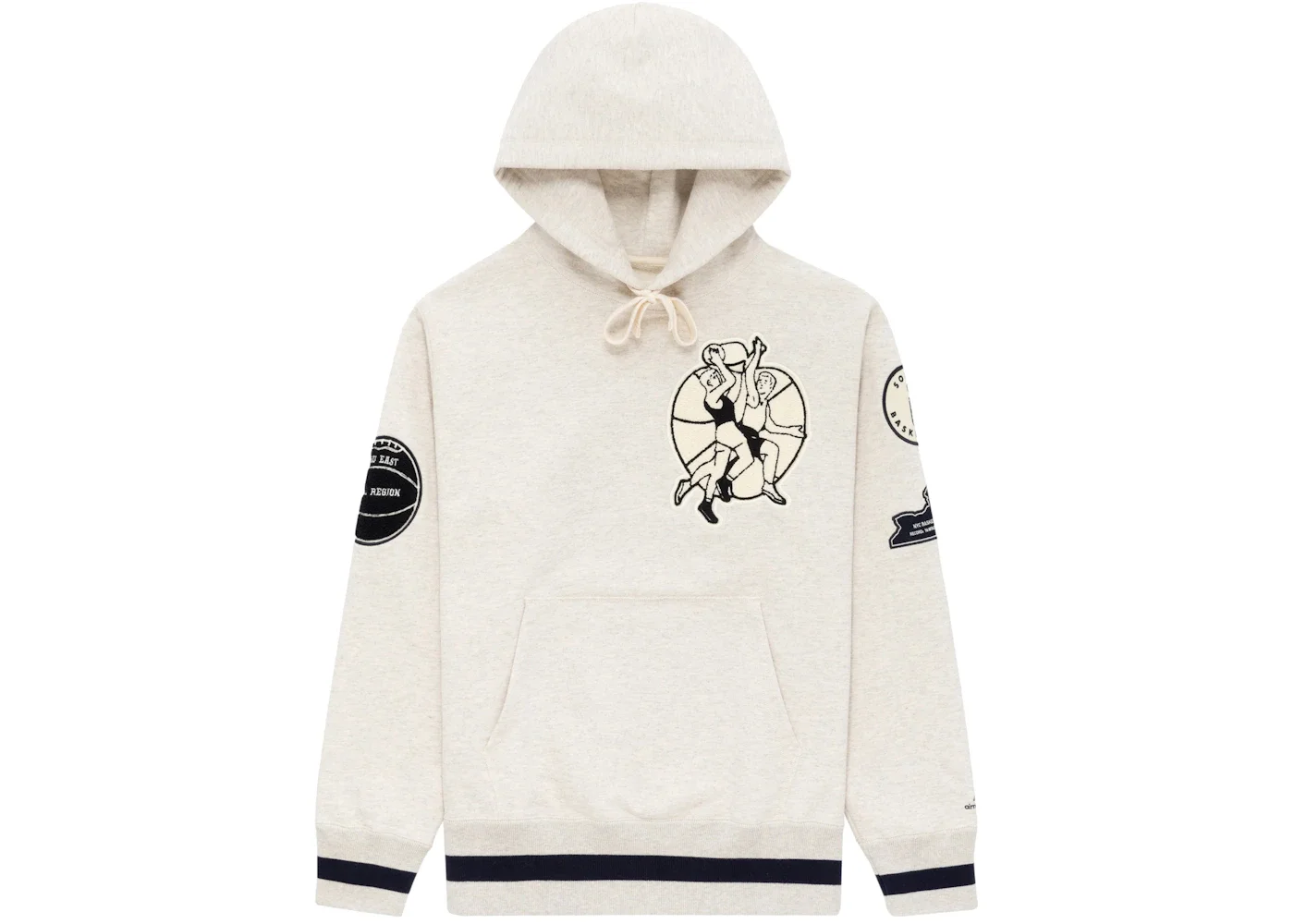 Aime Leon Dore x New Balance Varsity Hoodie Oatmeal - 1