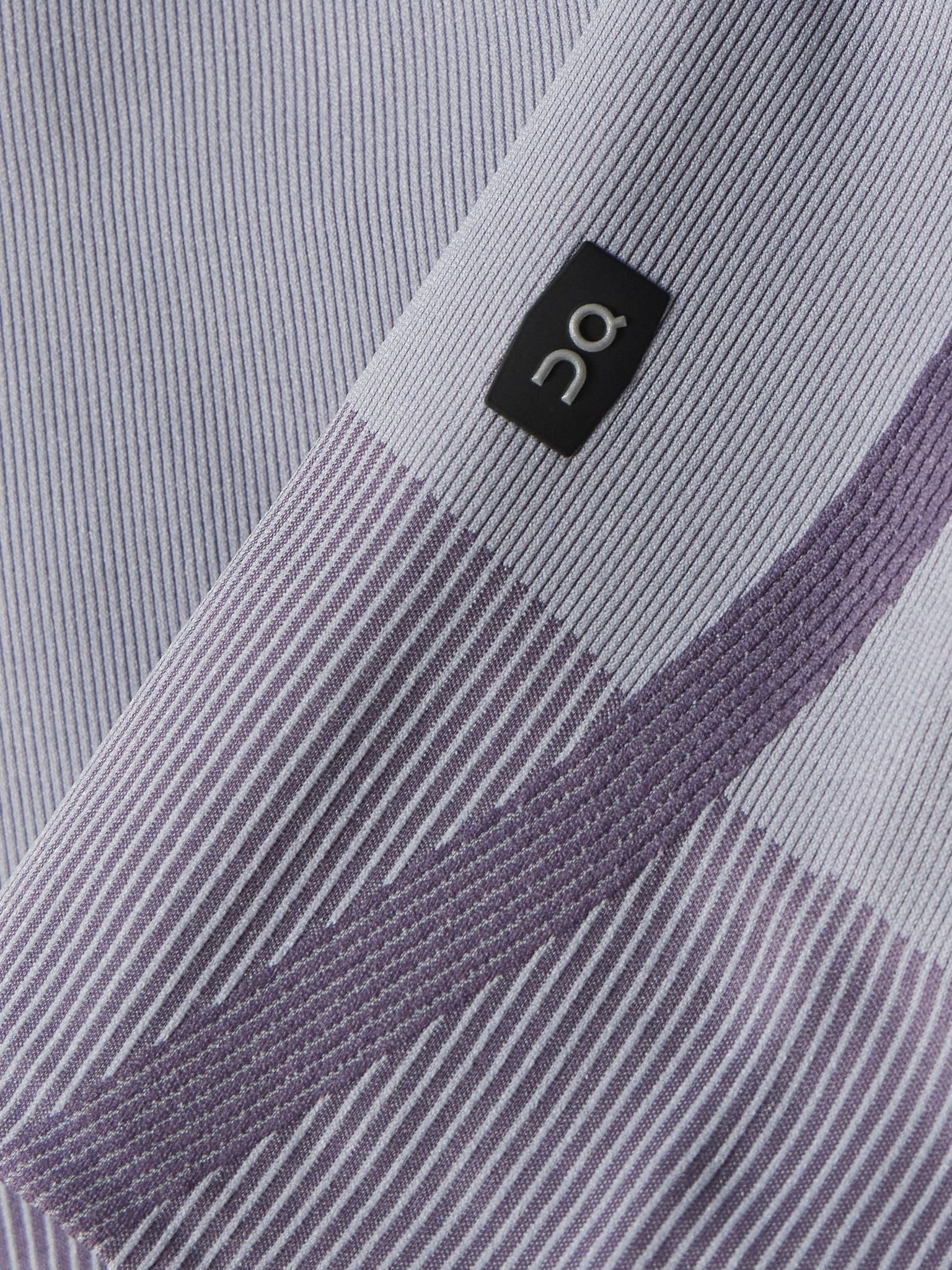 Train 2-in-1 cropped stretch recycled top Lilac - 4