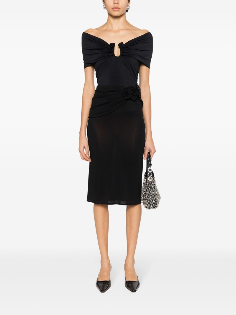 MAGDA BUTRYM off-shoulder cropped blouse outlook