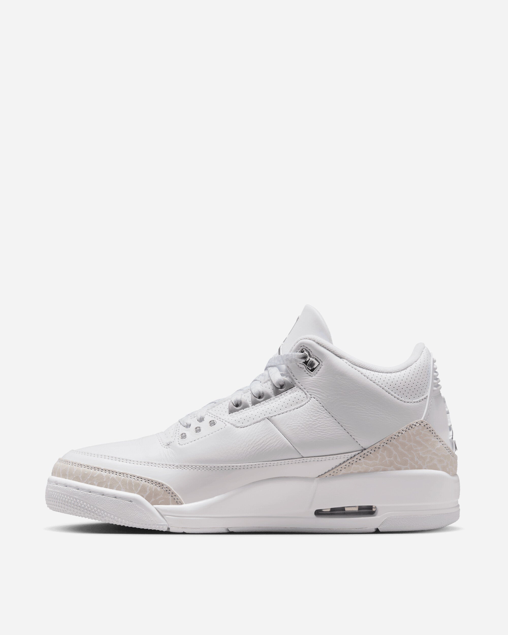Air Jordan 3 Retro Sneakers White / Silver - 3