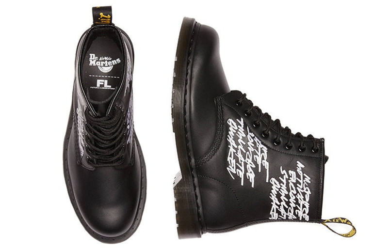 Dr. Martens Dr. Martens Futura Laboratories x 1460 'Embroidered Black' 27596001 outlook