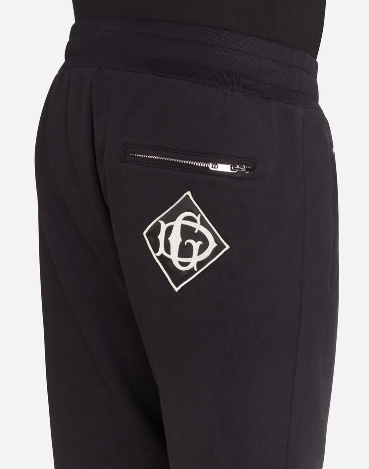 Cotton jogging shorts with patch - 3