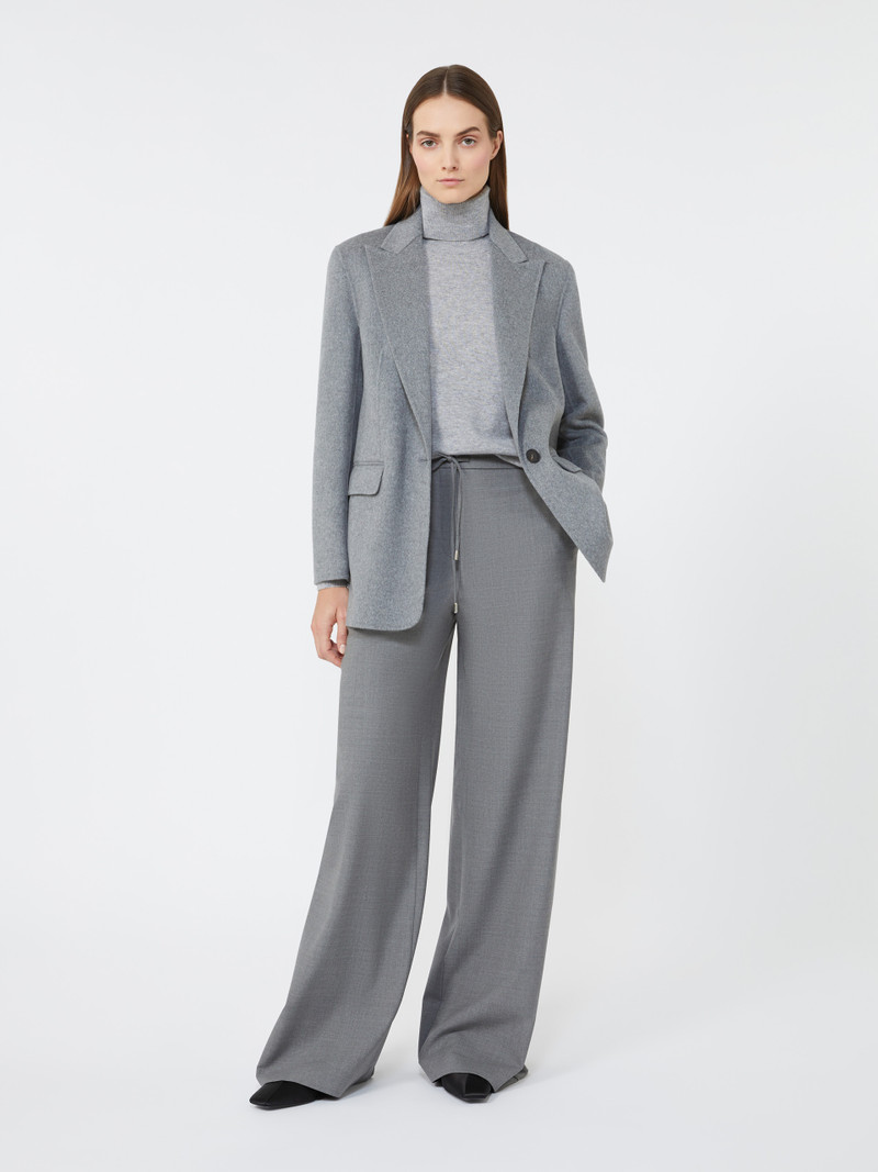 Max Mara EDUCATA Wool and cashmere turtleneck sweater outlook