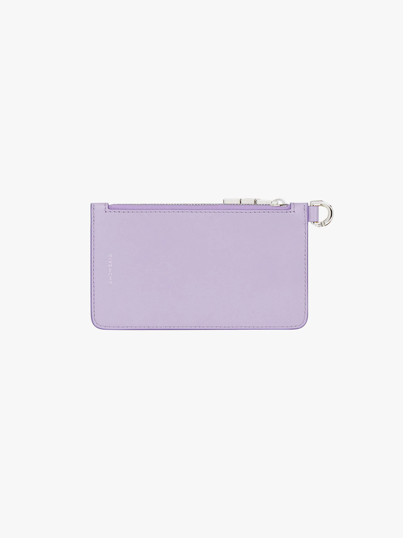 Givenchy 4G ZIPPED CARD HOLDER IN BOX LEATHER outlook