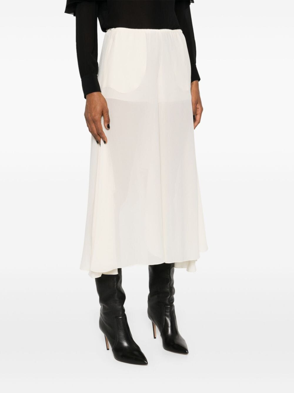 Chloe Women Silk Georgette Long Skirt - 5