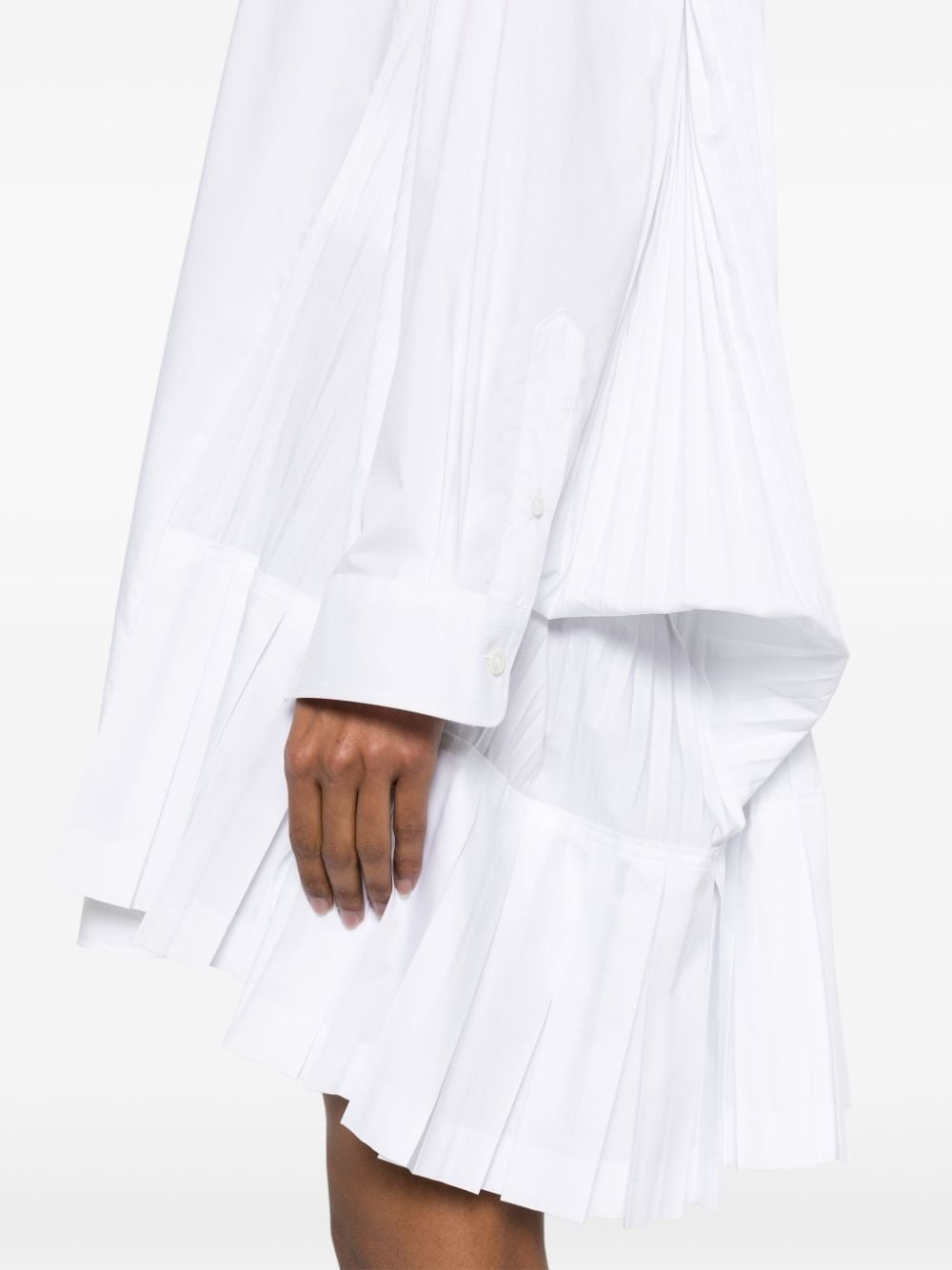 plissÃ© poplin shirt - 5