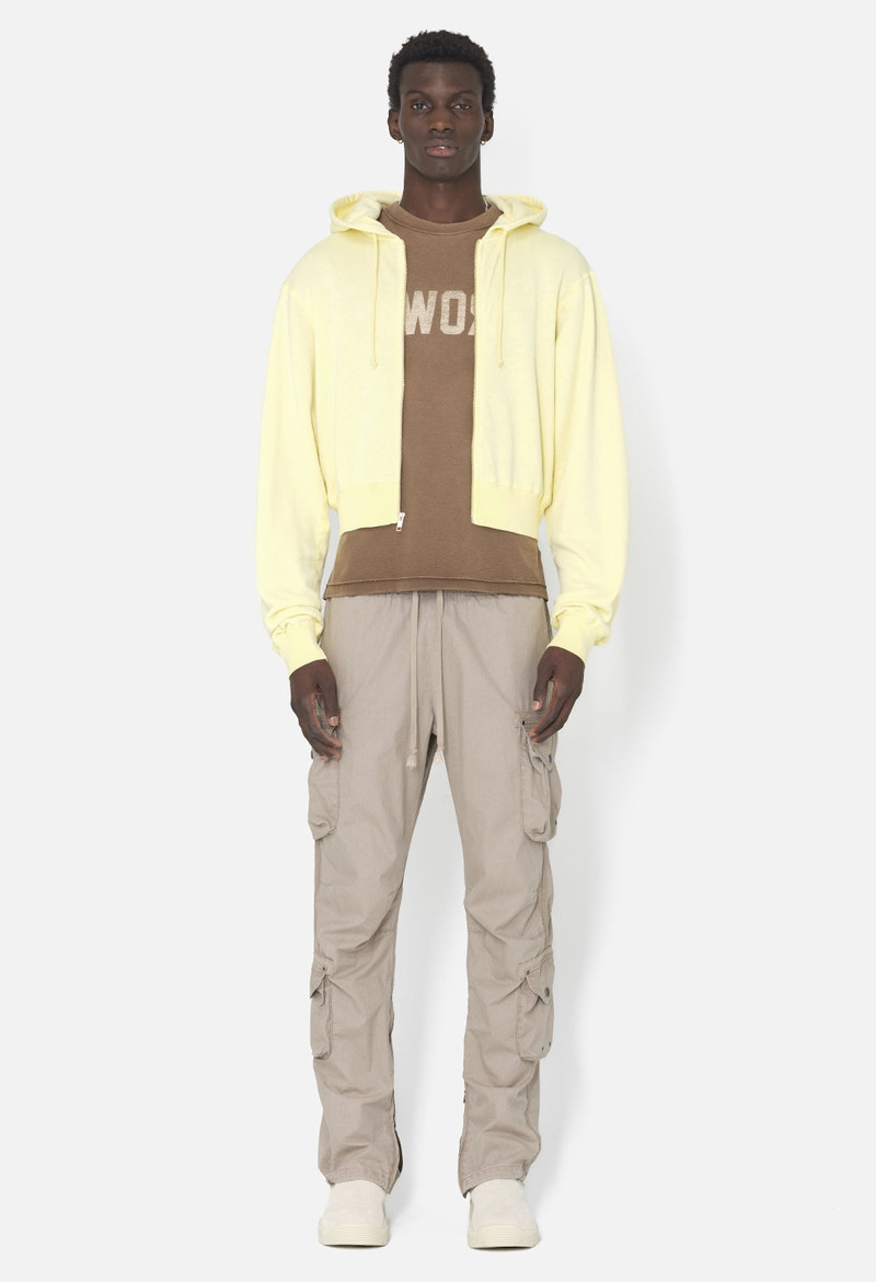 John Elliott VINTAGE FLEECE CROPPED FULL-ZIP outlook