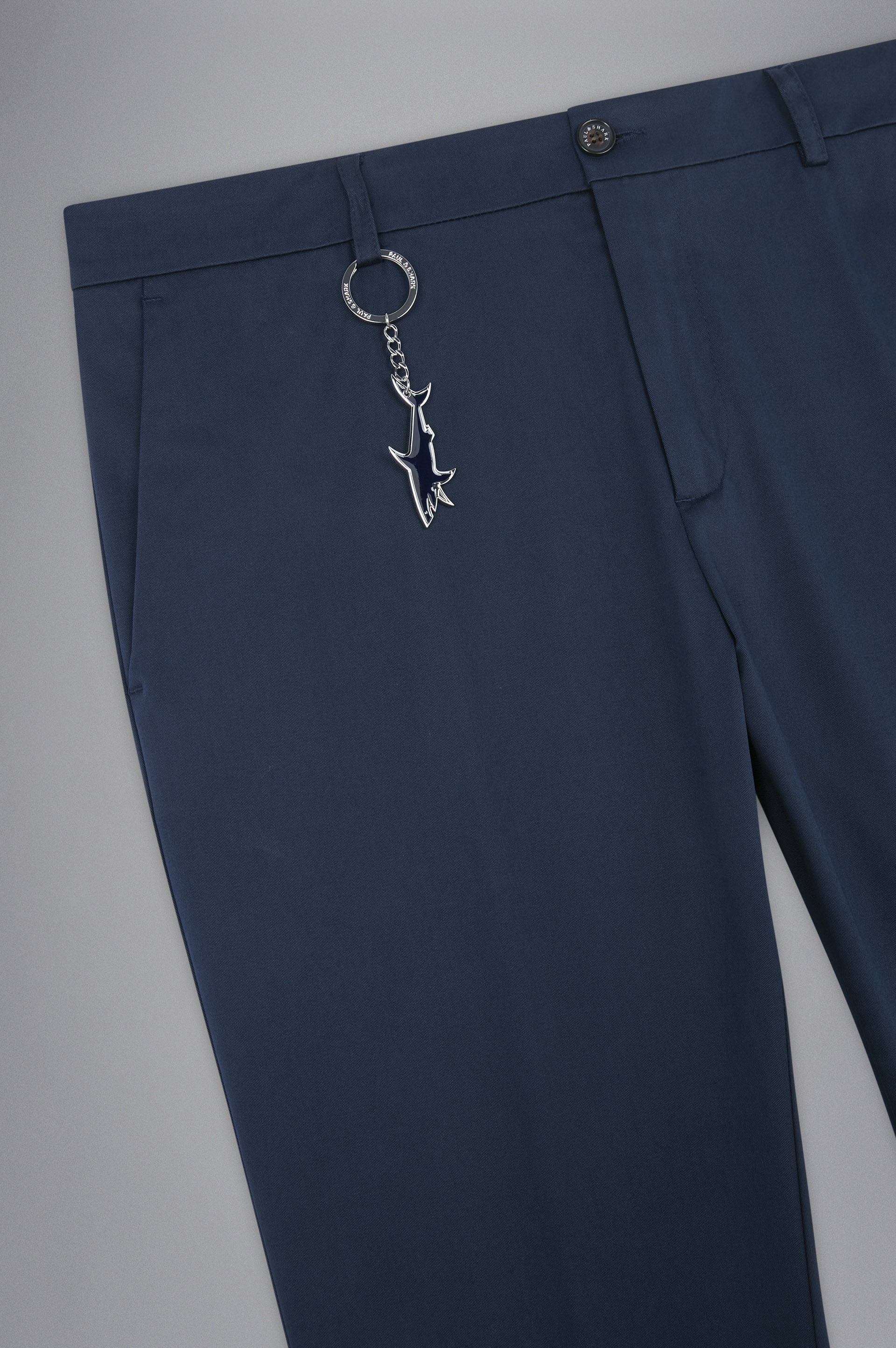 COTTON STRETCH CHINO TROUSERS - 5