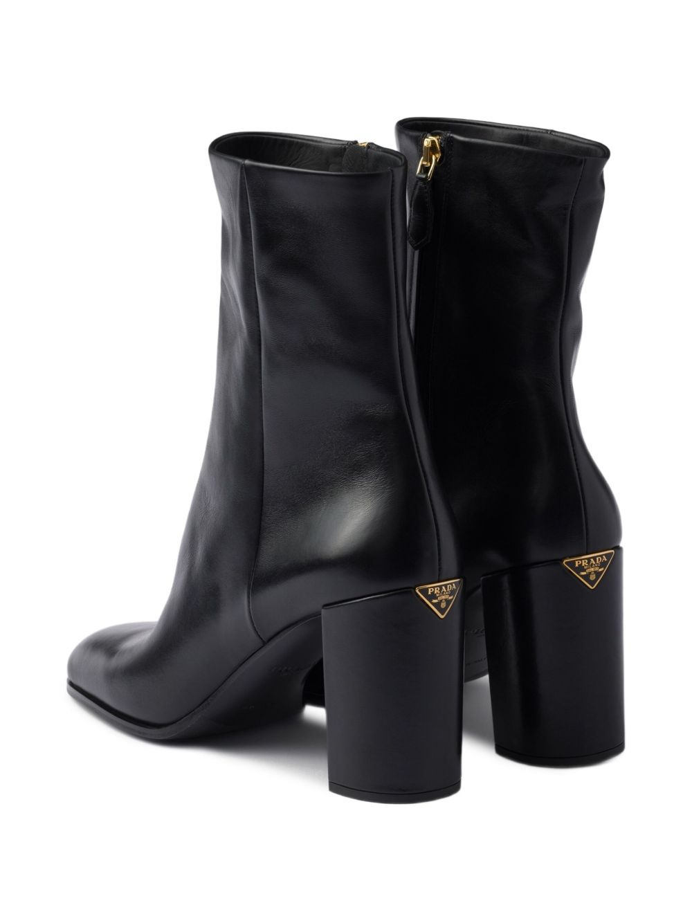 85mm zip-fastening block-heel boots - 3