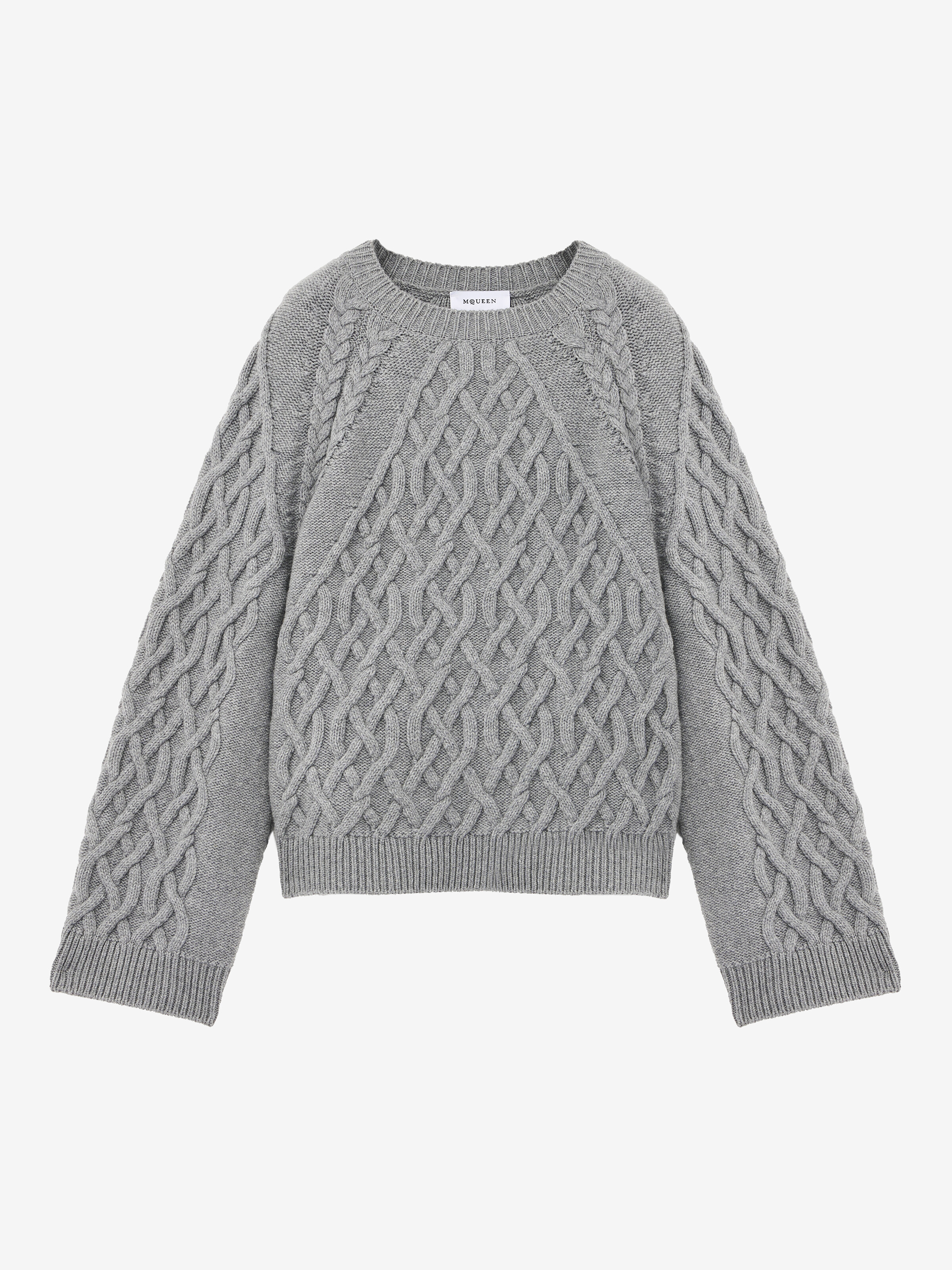 Cable Crew Neck Jumper - 1