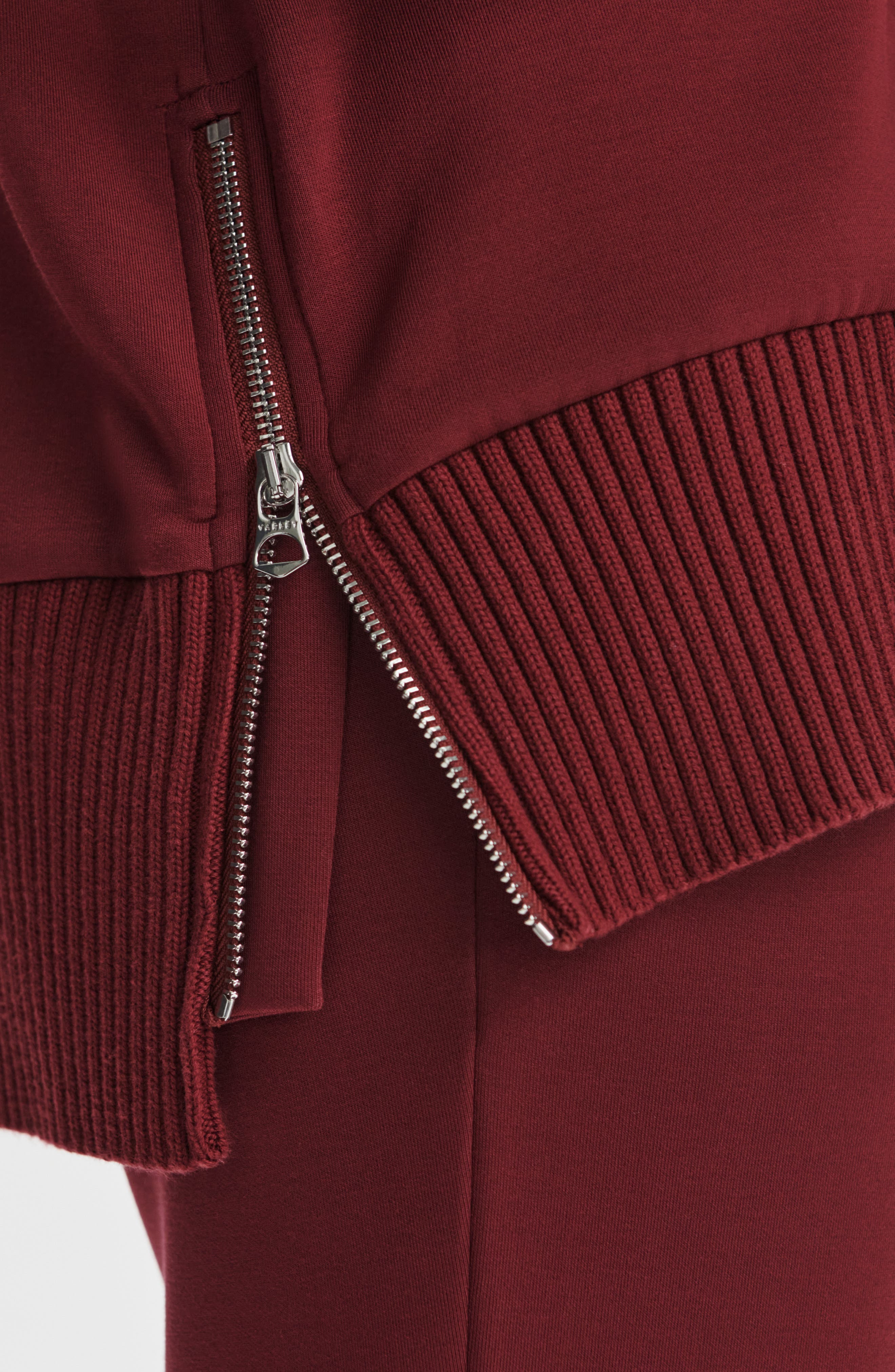 Varley Barker Turtleneck Sweatshirt in New Maroon at Nordstrom - 4