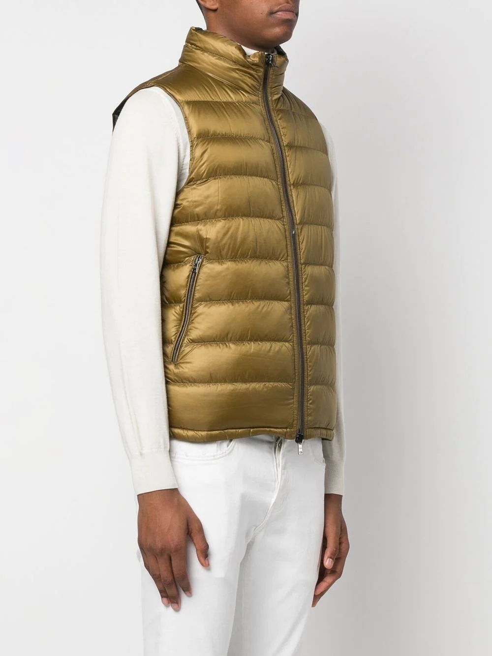 reversible padded down gilet - 3