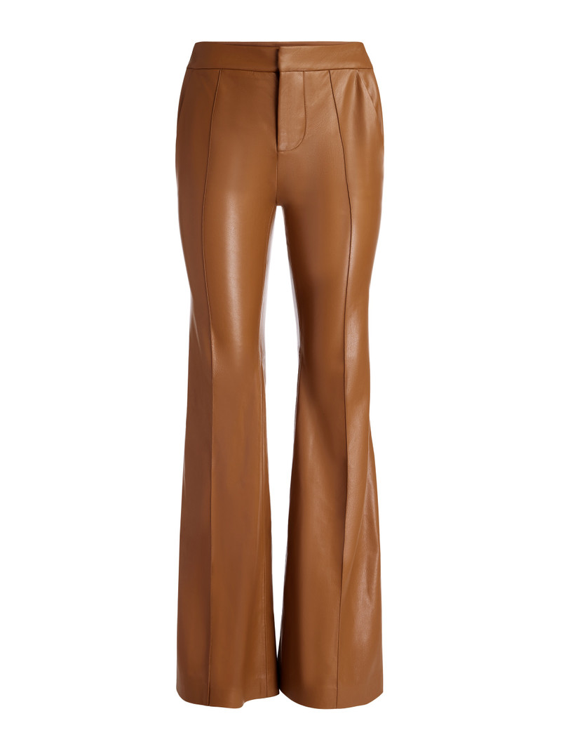 Dylan Wide-Leg Vegan 가죽 바지 - 1