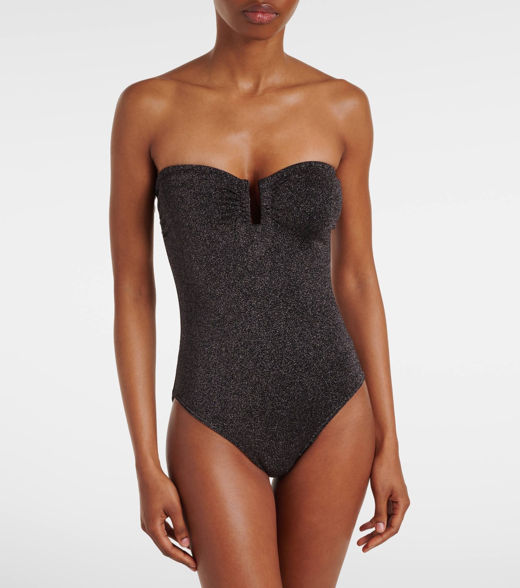 Scintillant strapless swimsuit - 2