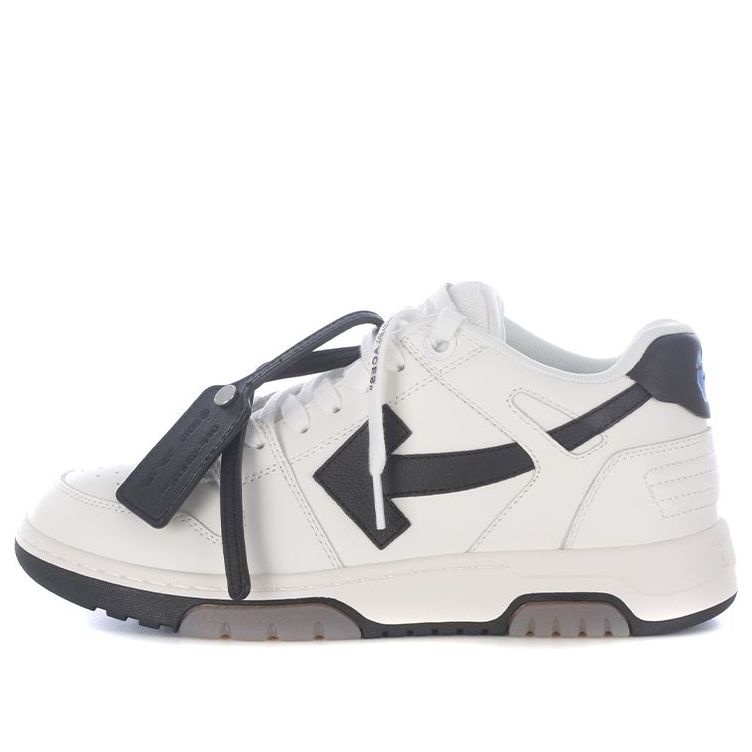 Off-White Out Of Office Arrow Low-Top Sneaker 'Black White' OMIA189F21LEA0010110 - 1