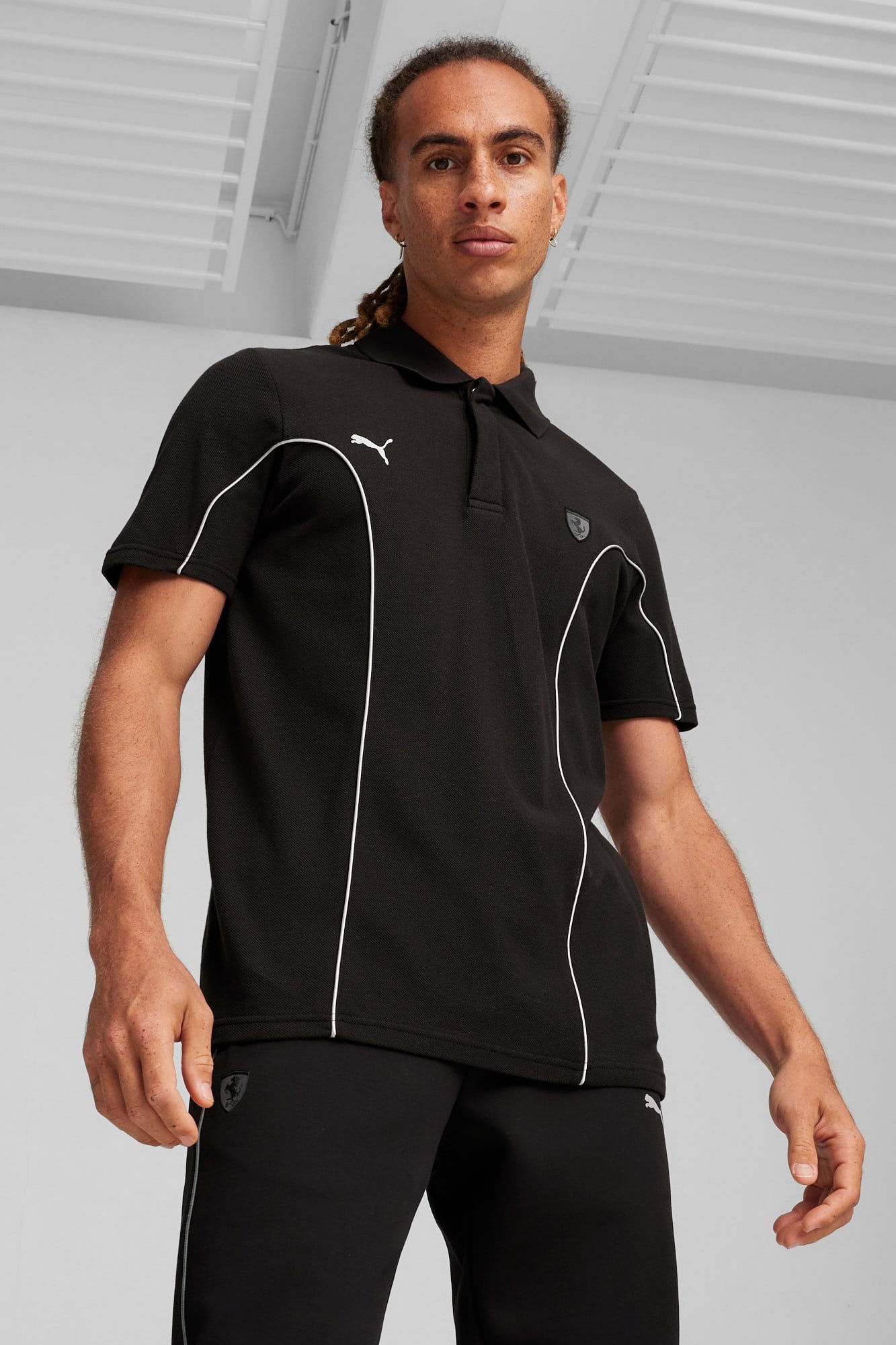 Scuderia Ferrari Style Men's Motorsport Polo - 3