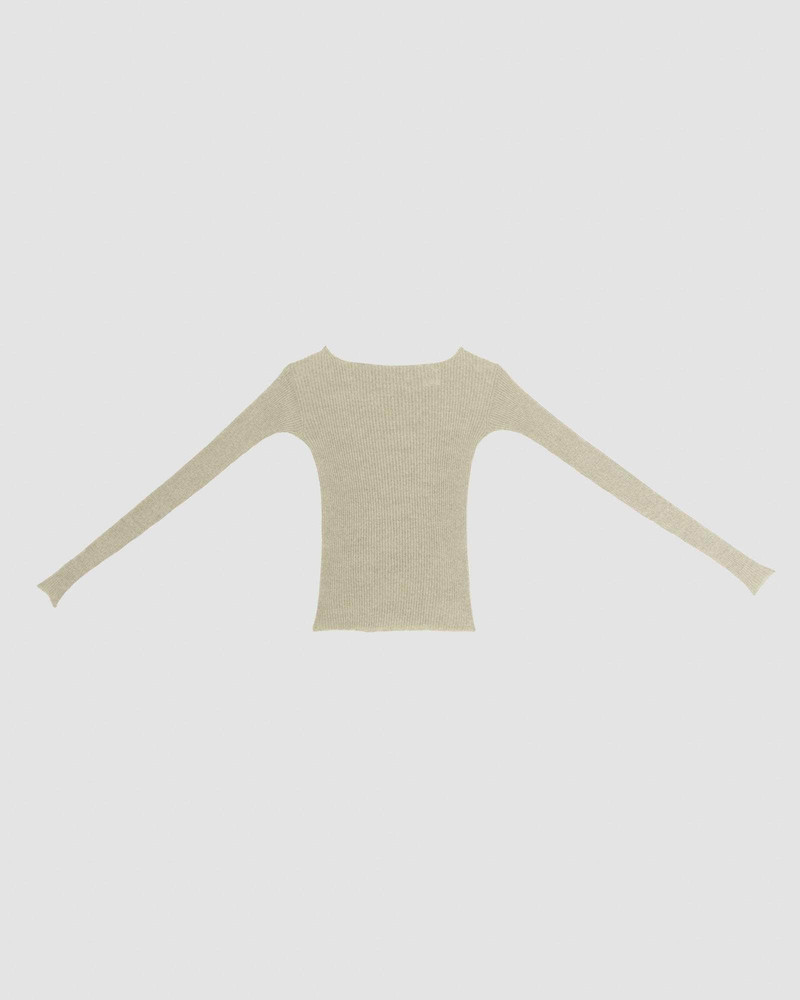 Dande Long Sleeve Tee - Linen Cotton Rib 6