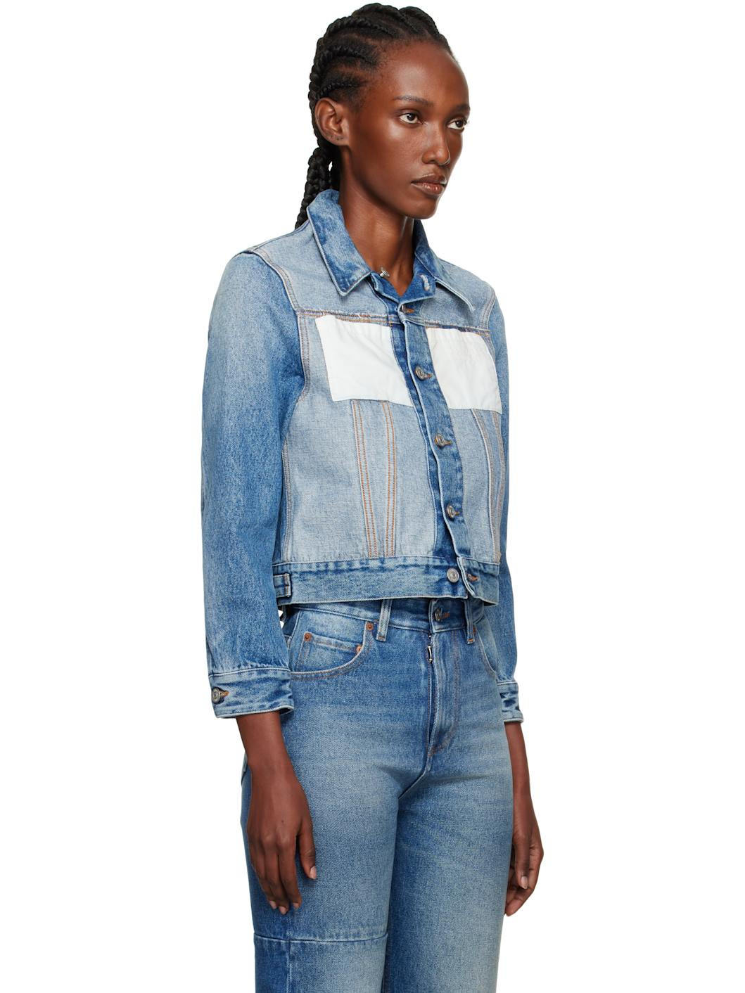 Blue Reversed Denim Jacket - 2