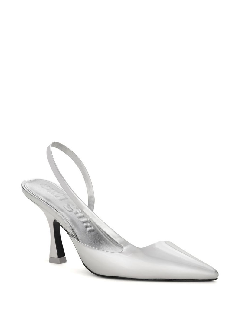 Cult Gaia 89mm Persia slingback pumps outlook