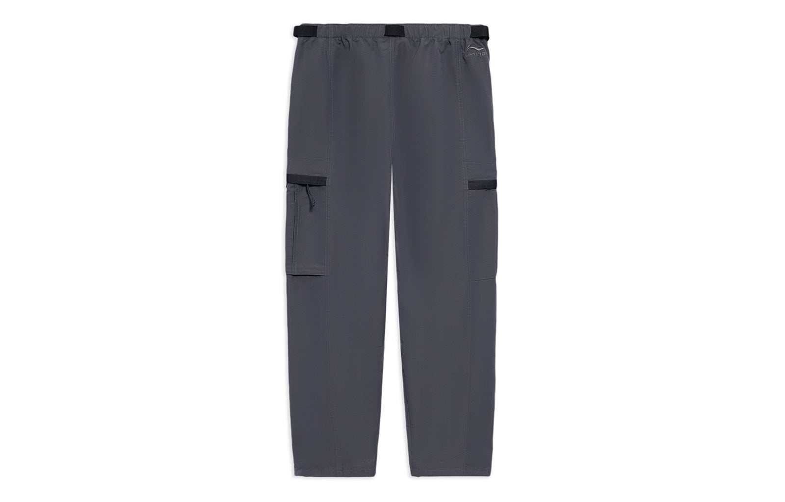 Li-Ning Label Logo Cargo Pants 'Smoke Grey' AKXS805-3 - 2