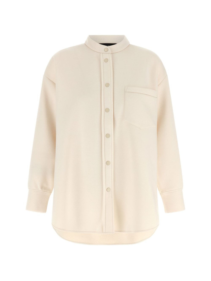 mandarin collar scuba shirt 1