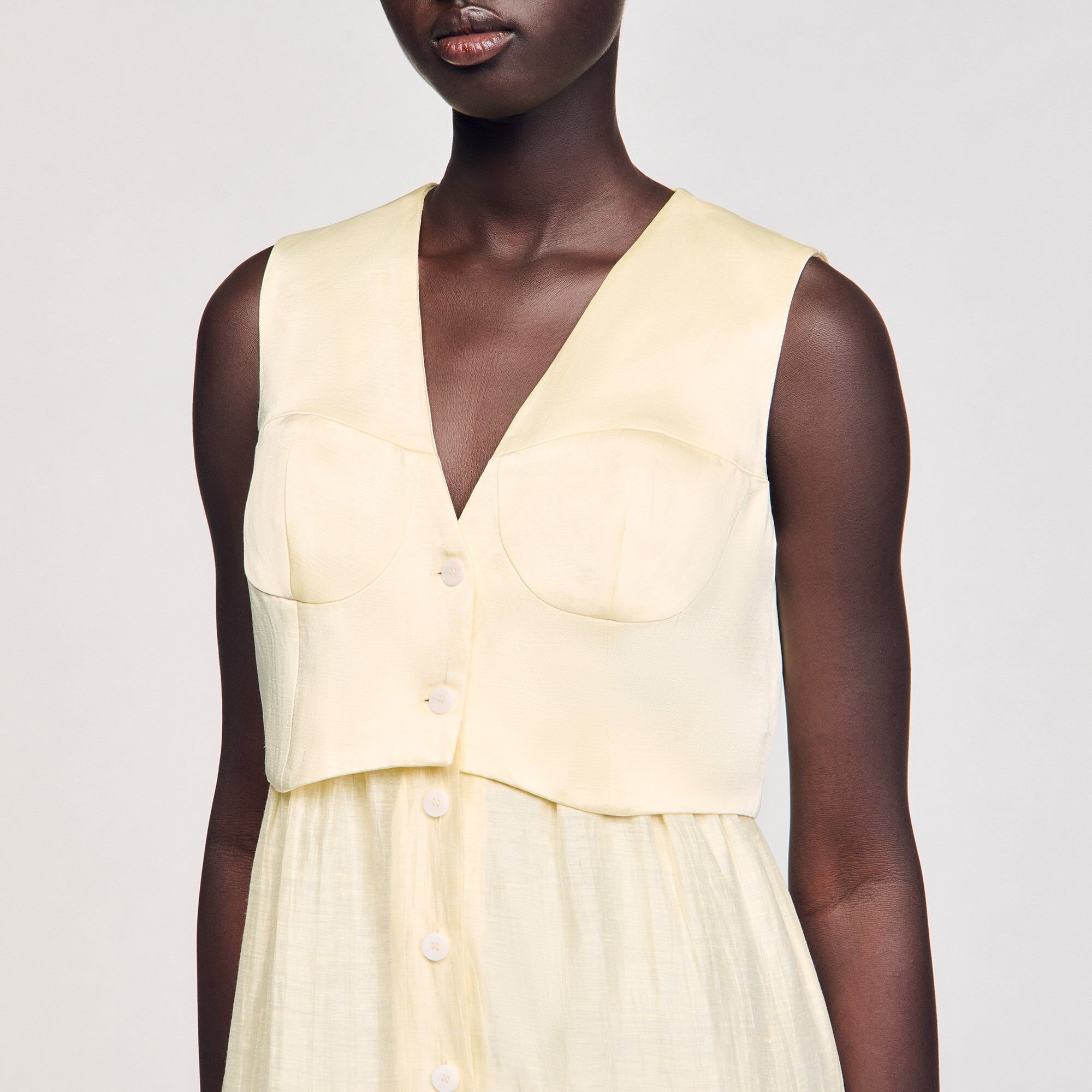 LINEN MAXI DRESS - 3