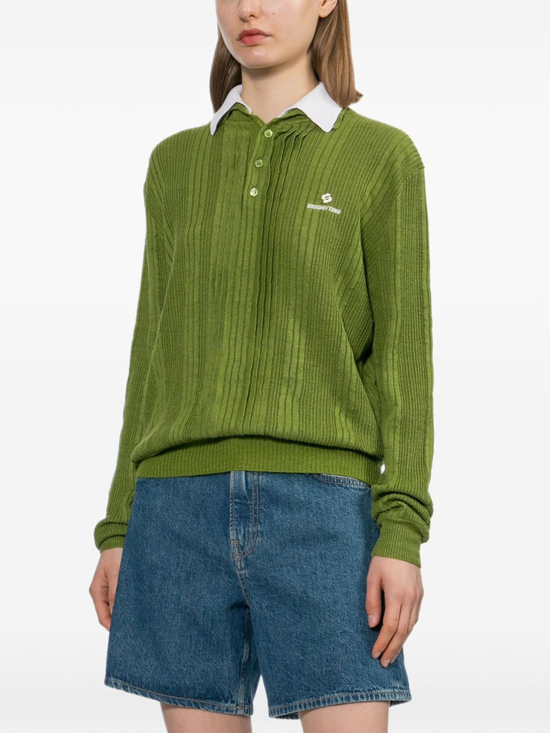 linen ribbed polo 3