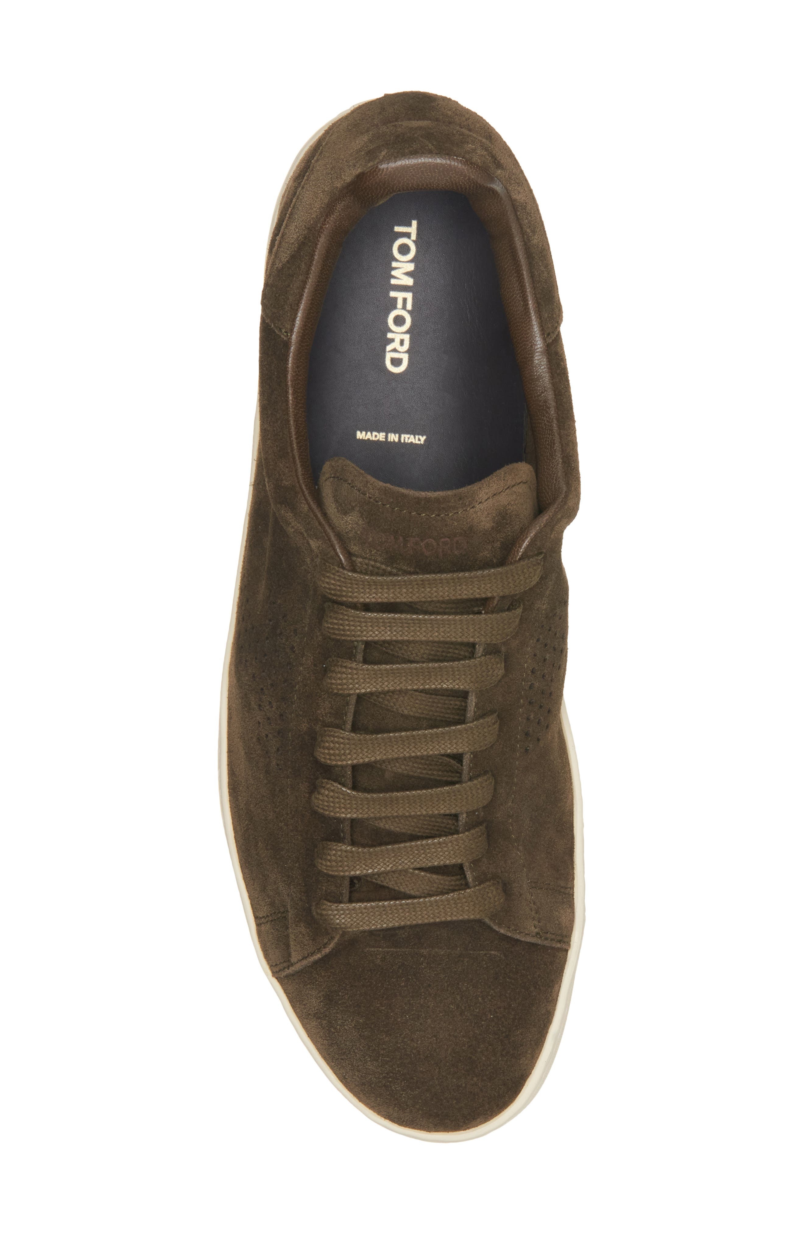 TOM FORD Warwick Low Top Sneaker in 3Ew13 Military/Cream at Nordstrom - 5