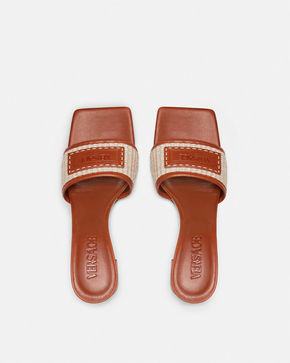 Theia Raffia Mules 55 mm - 4