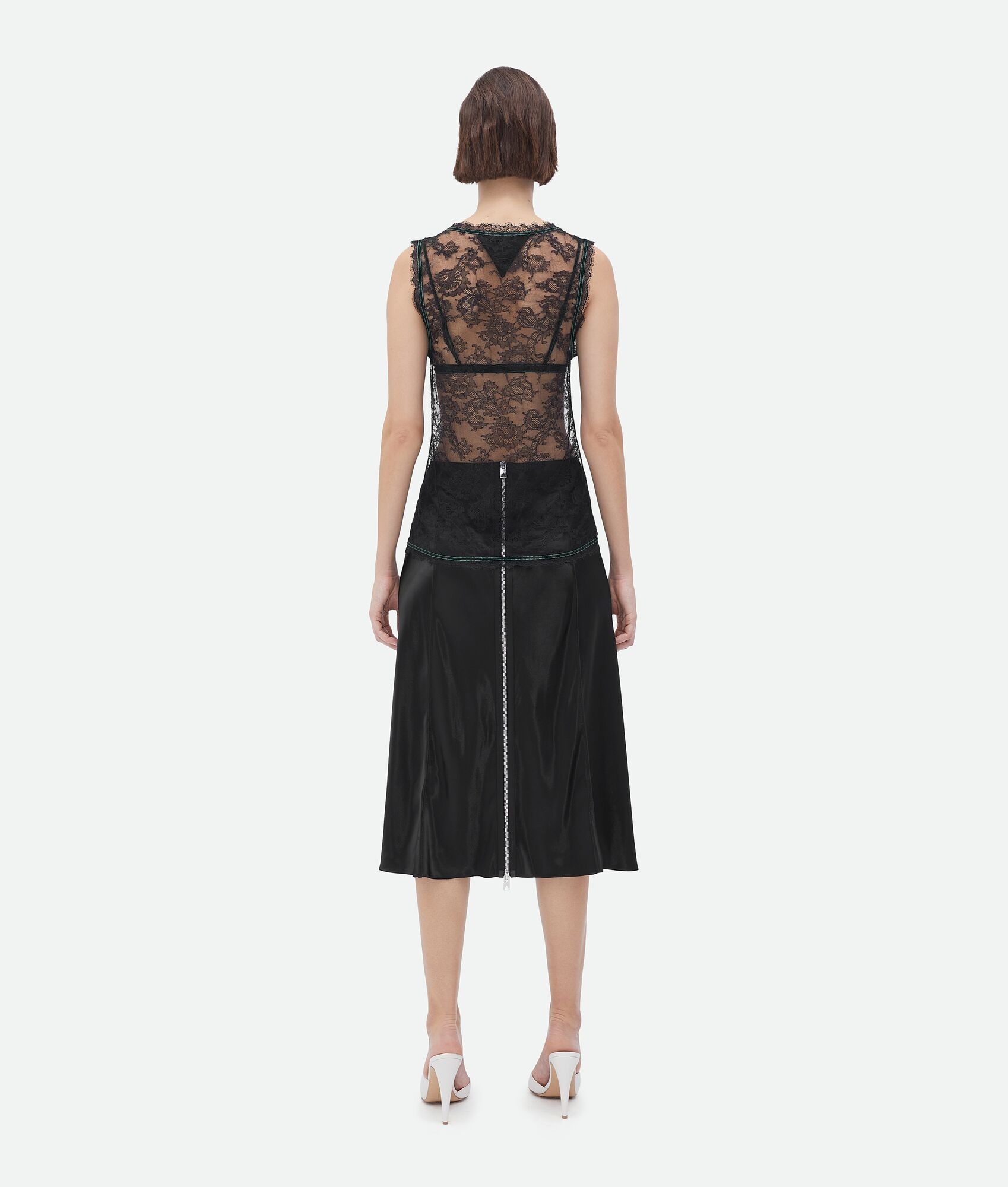 floral lace tank top - 3