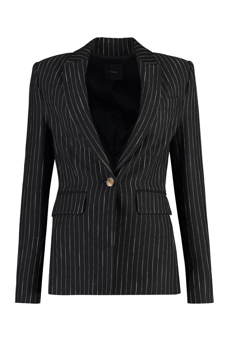 PINKO SINGLE-BREASTED ONE BUTTON JACKET - 1