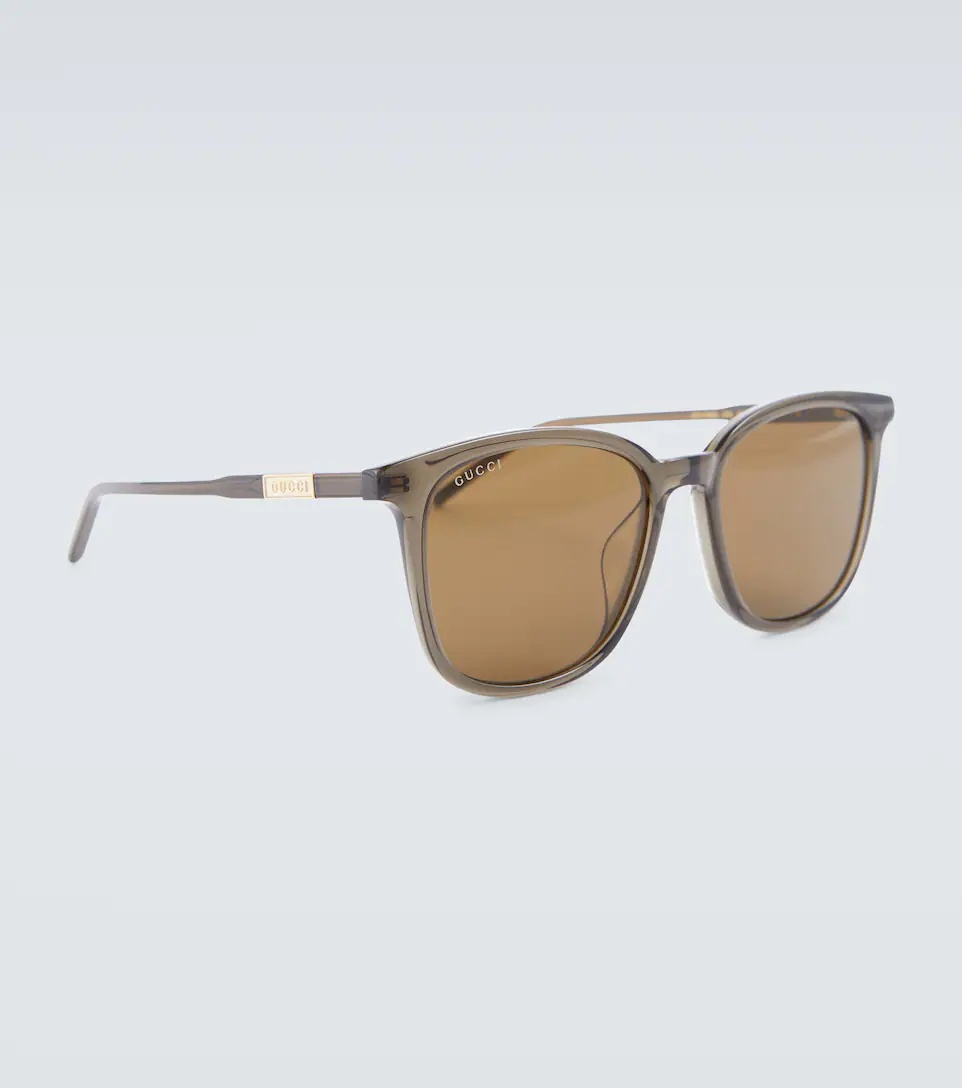 Square-frame acetate sunglasses - 4