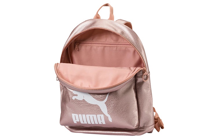 (WMNS) PUMA Prime Metallic Backpack 'Pink White' 075164-01 - 3