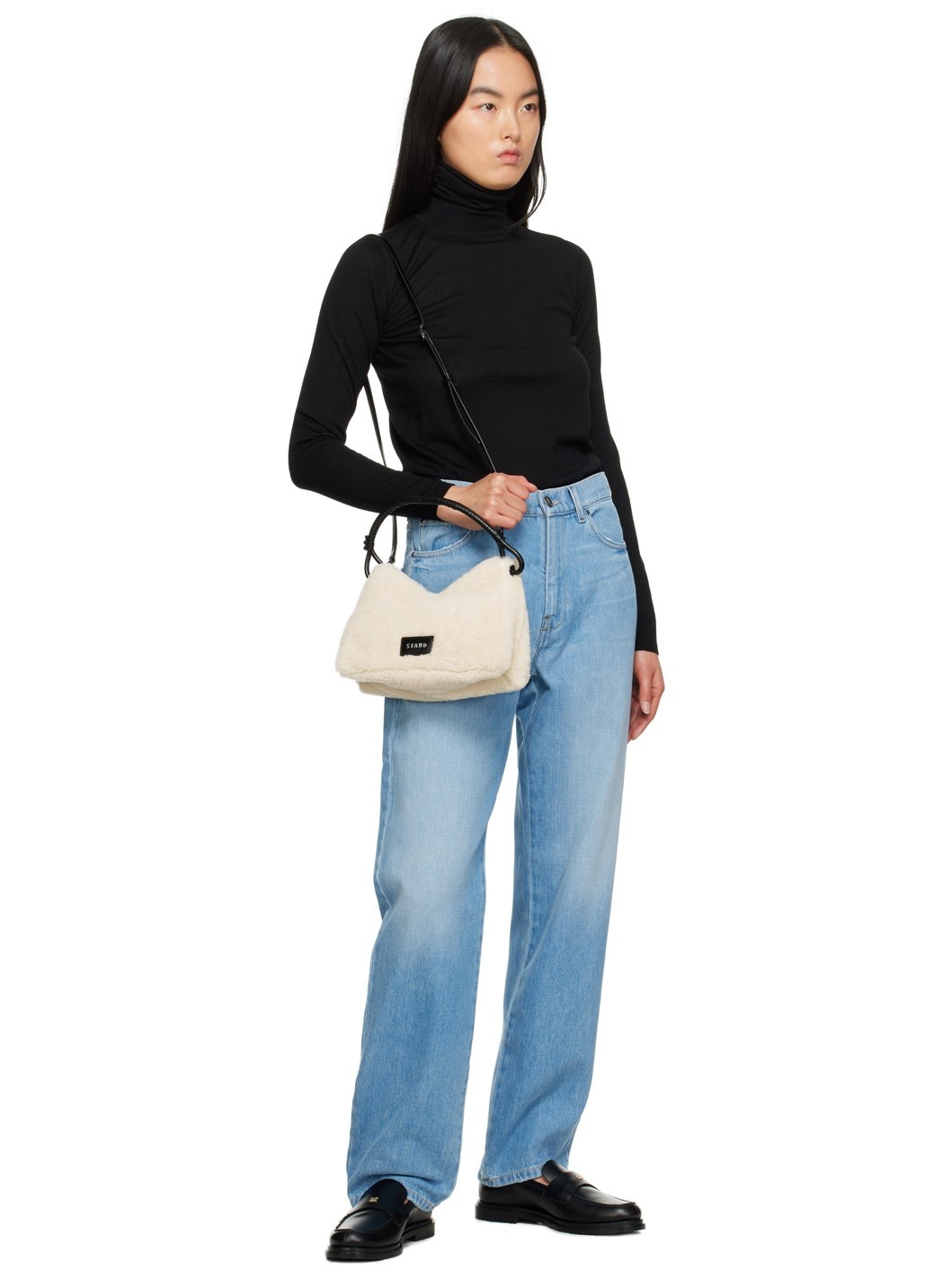 Off-White Valerie Shearling Shoulder Bag - 4