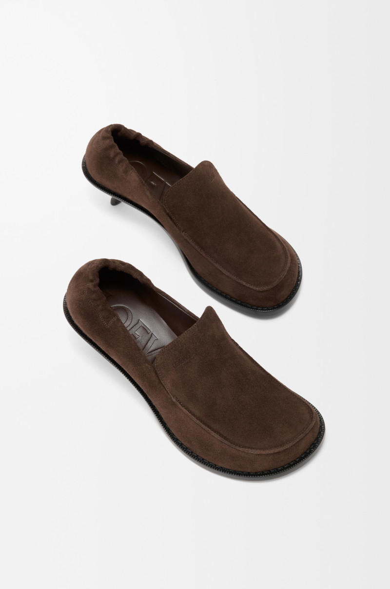 Flex loafer in suede calfskin 4
