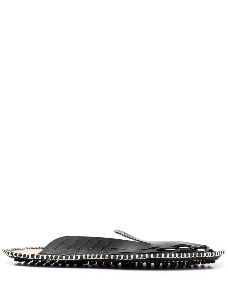 FLAT MOCCASSIN - BLACK 1