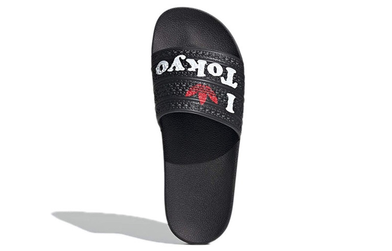 adidas (WMNS) adidas originals Adilette Slides Slippers Black H67740 outlook