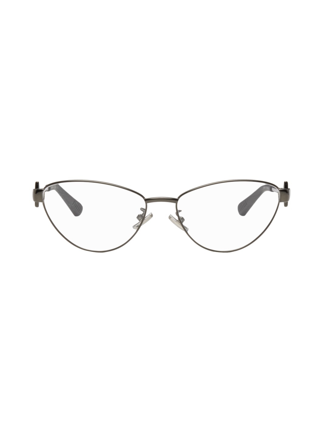 Gunmetal Cat-Eye Glasses - 1