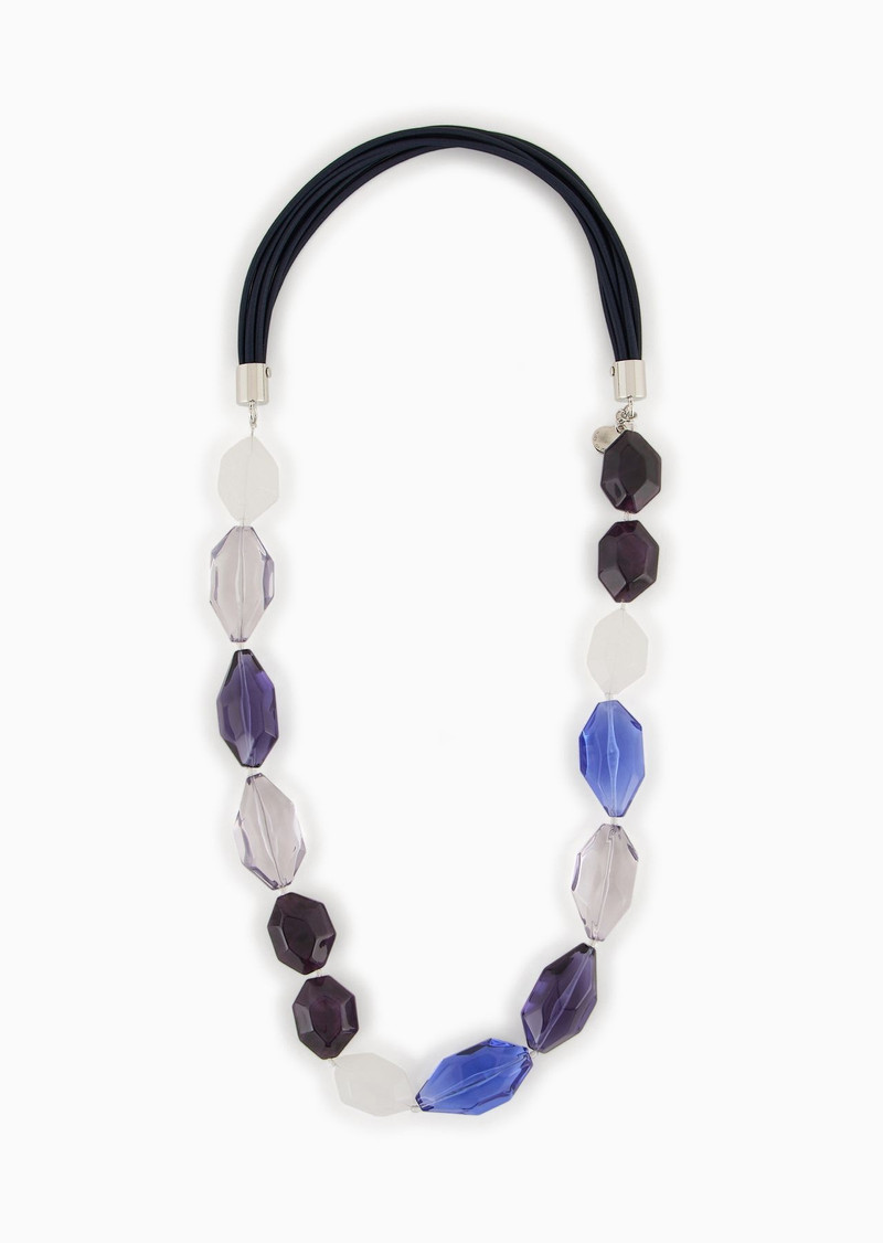 Geometric gemstone necklace 1