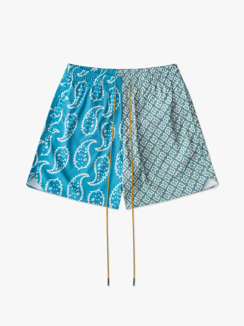 MULTI PAISLEY SWIM TRUNKS 1