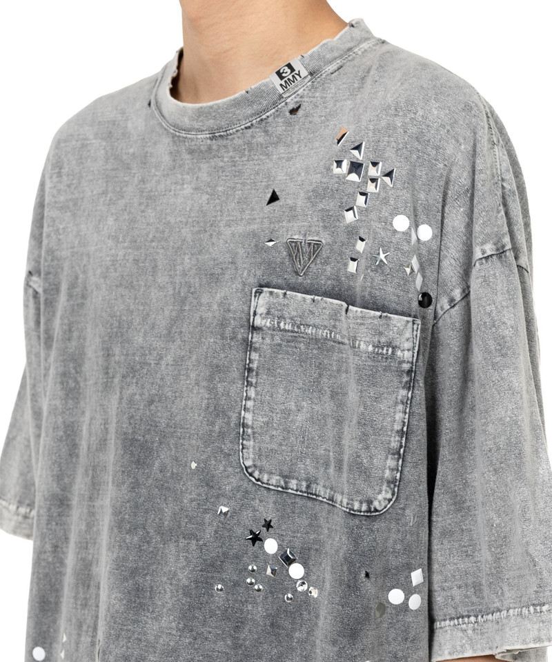 Embellished Bleached T-shirt 14